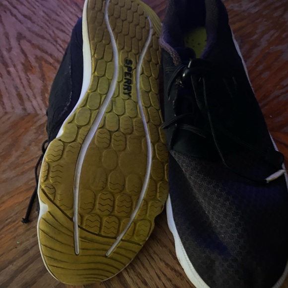 Sperry Black Athletic shoes men size 9.5 black - Picture 6 of 6